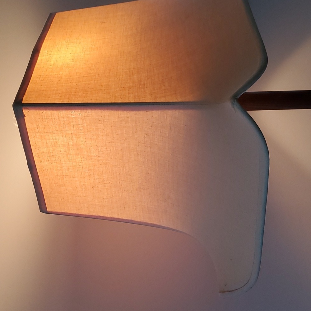 Large Linen Fabric Lamp Shade - Picture 3 of 13